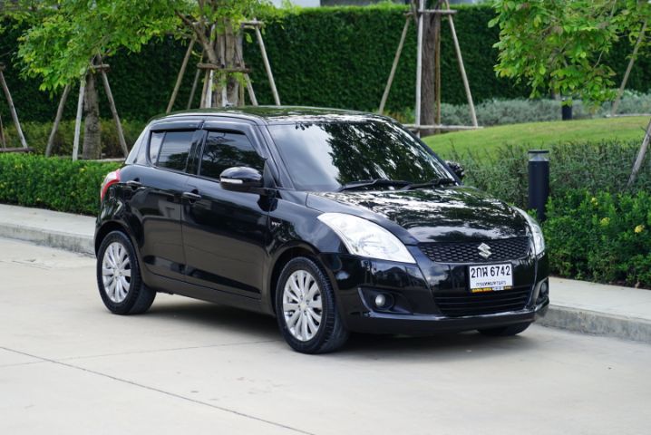 Suzuki Swift 2012 1.2 GLX Sedan เบนซิน ไม่ติดแก๊ส เกียร์อัตโนมัติ ดำ