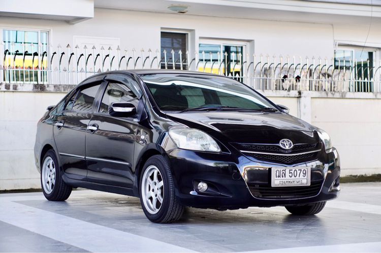 Toyota Vios 2009 1.5 E Sedan เบนซิน ไม่ติดแก๊ส เกียร์อัตโนมัติ ดำ