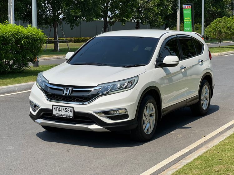Honda CR-V 2015 2.0 E 4WD Utility-car เบนซิน ไม่ติดแก๊ส เกียร์อัตโนมัติ ขาว