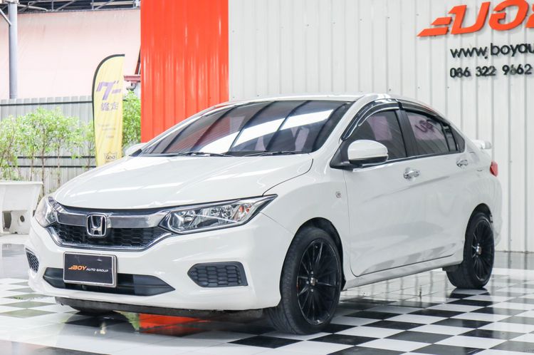 Honda City 2017 1.5 V Sedan เบนซิน เกียร์อัตโนมัติ ขาว