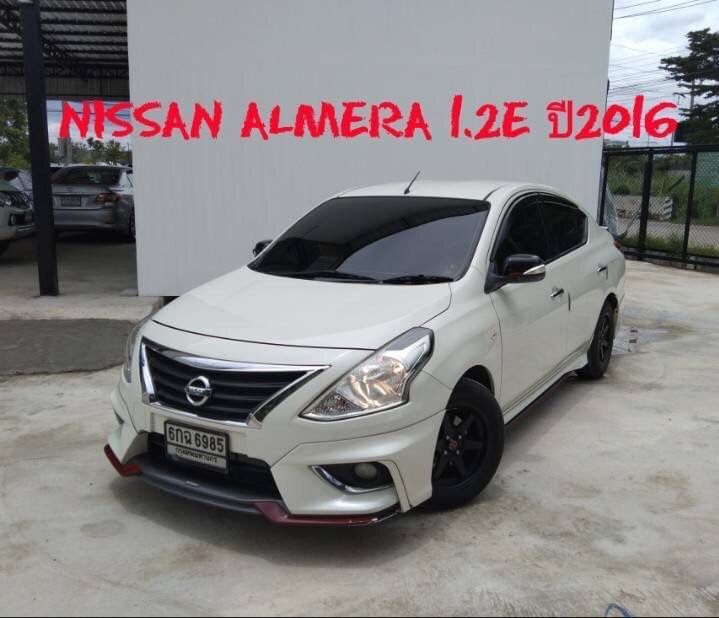 Nissan Almera 2016 1.2 E Sedan เบนซิน เกียร์อัตโนมัติ ขาว