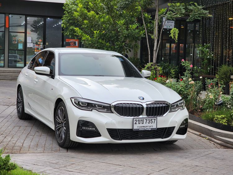 BMW Series 3 2021 320d Sedan ดีเซล ไม่ติดแก๊ส เกียร์อัตโนมัติ ขาว