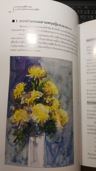 หนังสือ การระบายสีน้ำฯ ของ อารี สุทธิพันธุ์ ศิลปินแห่งชาติ รูปที่ 7