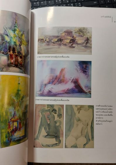 หนังสือ การระบายสีน้ำฯ ของ อารี สุทธิพันธุ์ ศิลปินแห่งชาติ รูปที่ 6