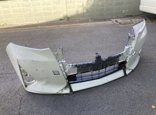 กันชนหน้า Toyota Alphard ANH30 รุ่นX โฉมปี 2018-ปัจจุบัน Minorchange พร้อมตะแกรงช่องลม ของแท้ มือสอง รูปที่ 3