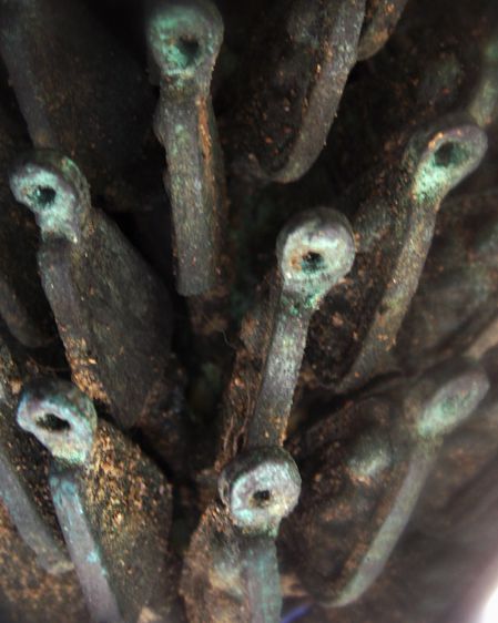 เหรียญหล่อจอบใหญ่ หลวงพ่อเงิน รุ่นปืนแตก วัดคงคาราม (บางคลานใต้) ตัดจากช่อกรรมการ รูปที่ 28