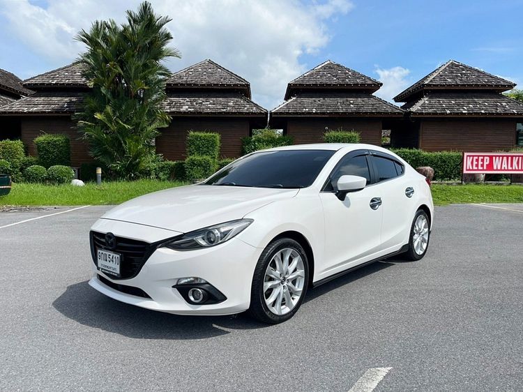 Mazda Mazda3 2014 2.0 S Sedan เบนซิน ไม่ติดแก๊ส เกียร์อัตโนมัติ ขาว