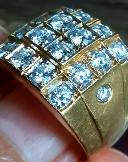 แหวนทอง เพชร18เม็ด สองกะรัตกว่า สวยงามมาก รูปที่ 9