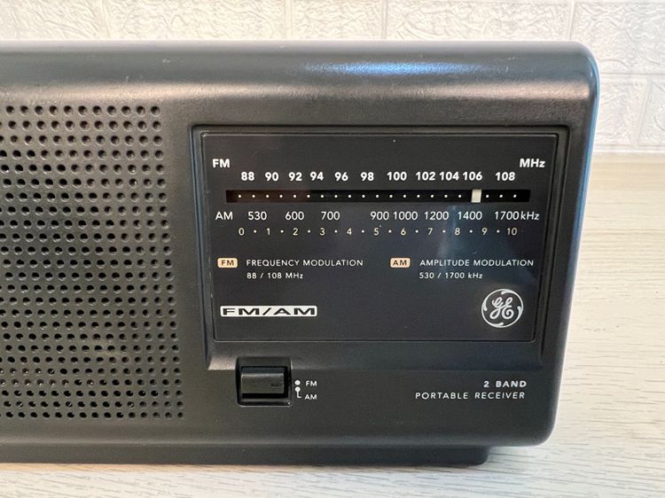 วิทยุวินเทจ GE Model No. 7-2662C FM AM คลาสสิคอเมริกัน  ผลิตพ.ศ. 2513 รูปที่ 2