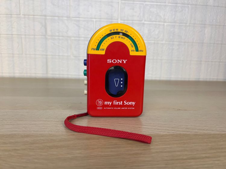 วิทยุเทปวินเทจ My First Sony WM-F3010