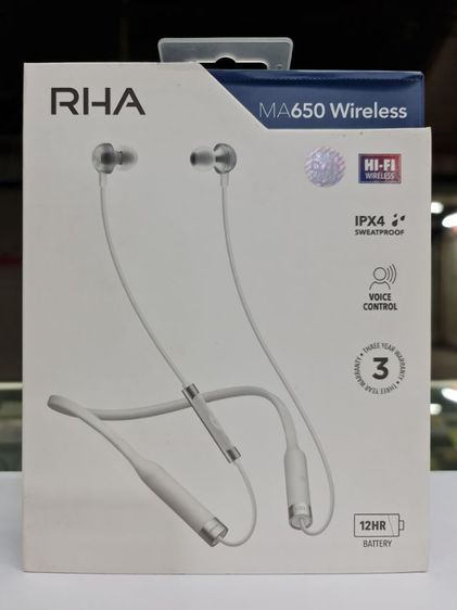 🔥ลดล้างสต๊อก RHA MA 650 Wireless หูฟังบลูทูธอินเอียร์ มีสายคล้องคอ พลังเสียงขั้นสูง กันน้ำ IPX4  รูปที่ 4