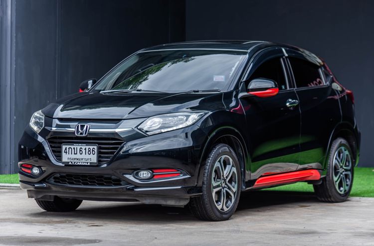 Honda HR-V 2015 1.8 EL Utility-car เบนซิน ไม่ติดแก๊ส เกียร์อัตโนมัติ ดำ