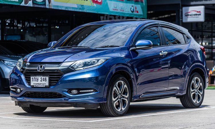 Honda HR-V 2015 1.8 EL Utility-car เบนซิน ไม่ติดแก๊ส เกียร์อัตโนมัติ น้ำเงิน