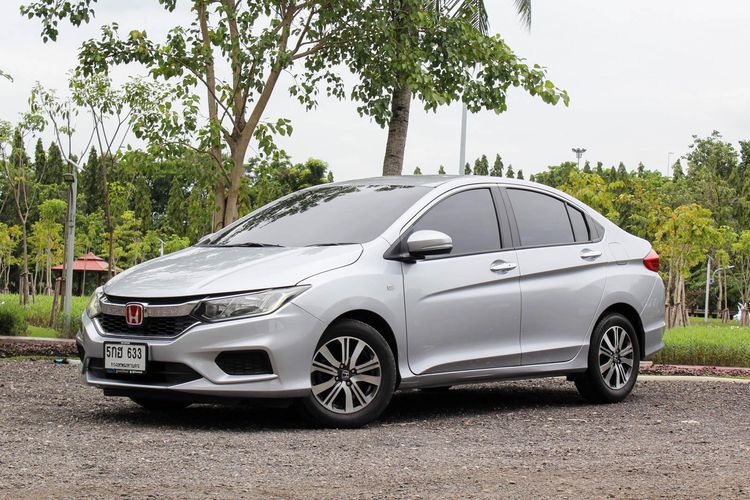 Honda City 2017 1.5 V Plus i-VTEC Sedan เบนซิน ไม่ติดแก๊ส เกียร์อัตโนมัติ เทา