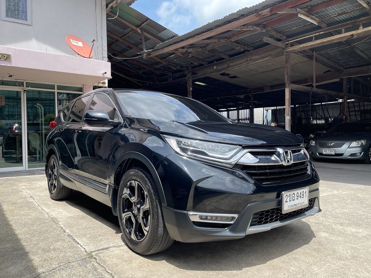 Honda CR-V 2018 1.6 DT EL 4WD Utility-car ดีเซล ไม่ติดแก๊ส เกียร์อัตโนมัติ ดำ