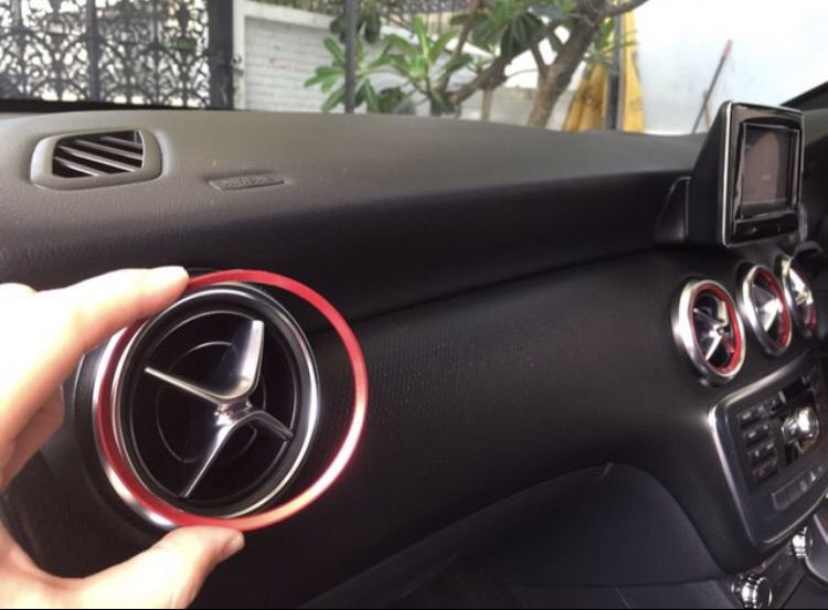 ชุดแต่ง AMG Package ขอบวงแหวนช่องแอร์ Benz CLA W117 GLA W156 A Class W176 B Class W246 C Class W205 GLC W253 รูปที่ 2