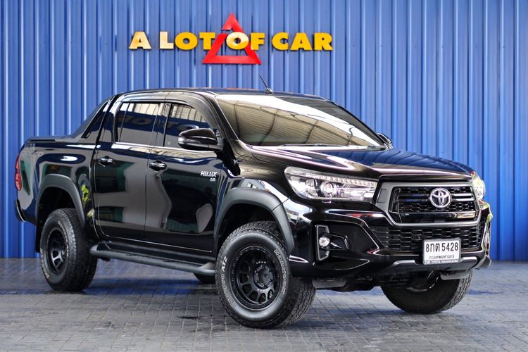 Toyota Hilux Revo 2019 2.4 Prerunner G Rocco Pickup ดีเซล ไม่ติดแก๊ส เกียร์อัตโนมัติ ดำ