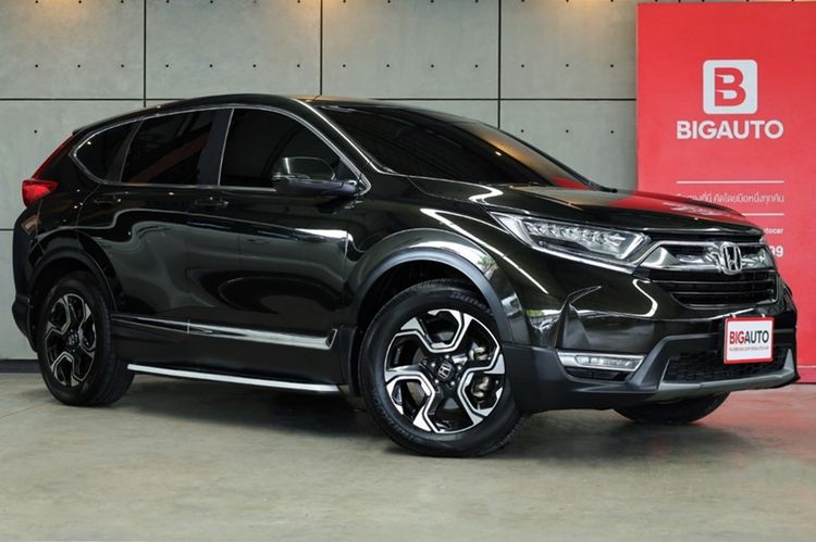 Honda CR-V 2018 1.6 DT EL 4WD Utility-car ดีเซล ไม่ติดแก๊ส เกียร์อัตโนมัติ เขียว