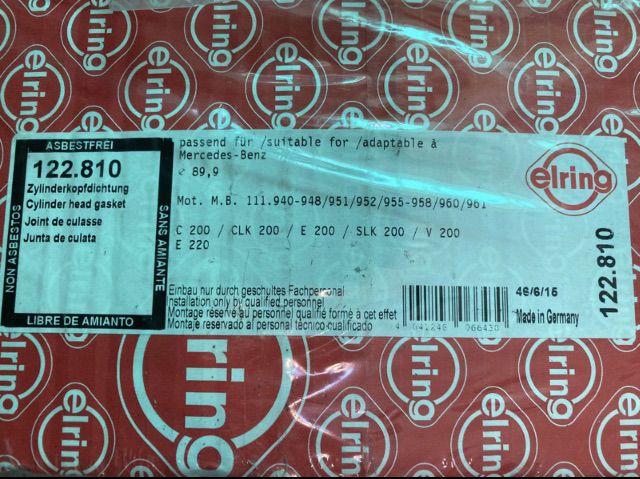 ชุดโปรเกนยกเครื่อง Benz M111 Part no. 111940948 951 952 955 -958 960 961 ใส่ E200 C200 SLK200 E220 C220 รูปที่ 2