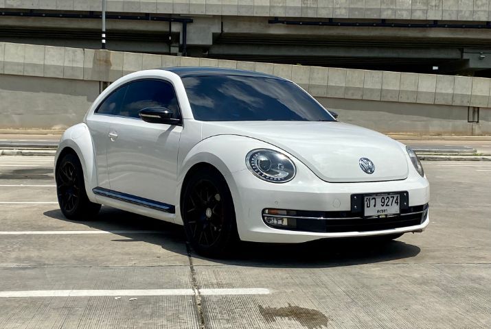 Volkswagen Beetle 2012 1.2 TSi Sedan เบนซิน ไม่ติดแก๊ส เกียร์อัตโนมัติ ขาว
