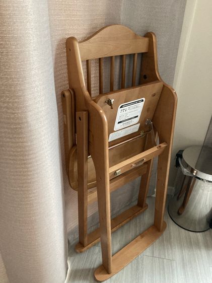 Japan made เก้าอี้เด็ก ไม้แท้ทั้งตัว 🇯🇵 ทำได้ 3 แบบ มือสอง สภาพดี รูปที่ 6