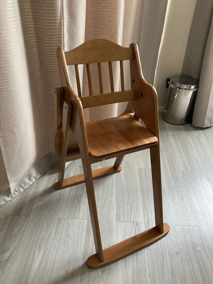 Japan made เก้าอี้เด็ก ไม้แท้ทั้งตัว 🇯🇵 ทำได้ 3 แบบ มือสอง สภาพดี รูปที่ 10