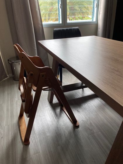 Japan made เก้าอี้เด็ก ไม้แท้ทั้งตัว 🇯🇵 ทำได้ 3 แบบ มือสอง สภาพดี รูปที่ 8