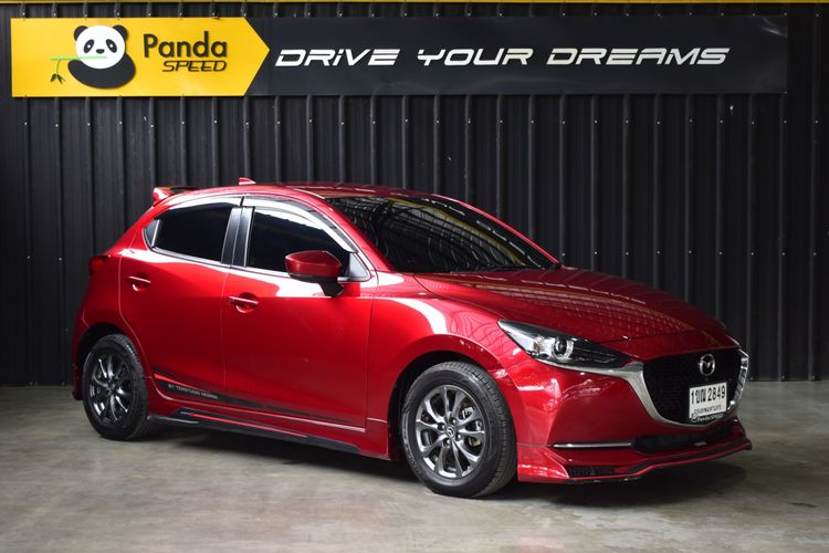 Mazda Mazda 2 2020 1.3 SP Sedan เบนซิน ไม่ติดแก๊ส เกียร์อัตโนมัติ แดง
