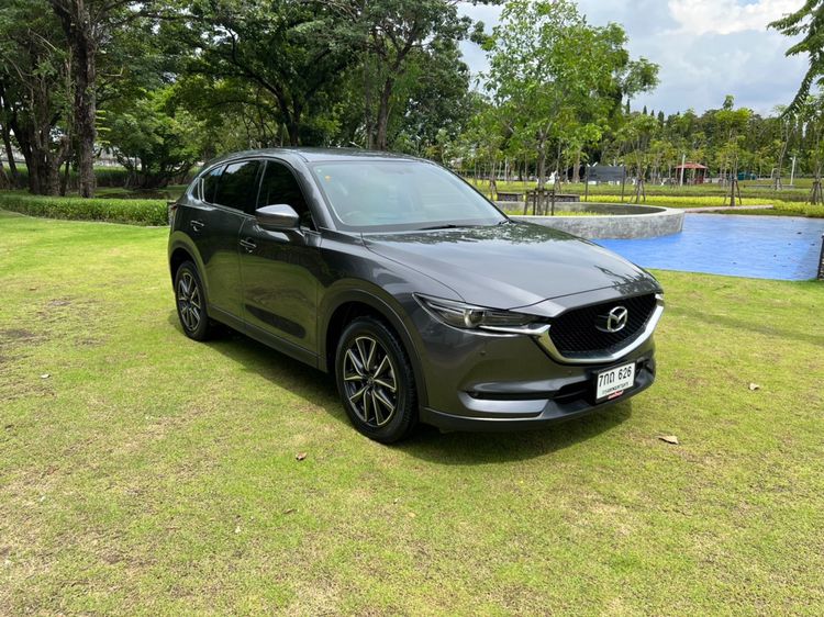 Mazda CX-5 2018 2.2 XD Utility-car ดีเซล ไม่ติดแก๊ส เกียร์อัตโนมัติ เทา