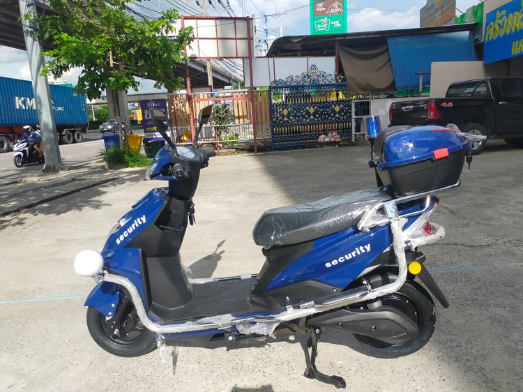 รถมอเตอร์ไซค์ไฟฟ้ารุ่นตรวจการ ทรงclick  สเปค รุ่นล่าสุด ออกแบบมาใช้งานตรวจการโดยเฉพาะ นำเข้าจากประเทศจีน มีเหล็กรอบคันพร้อมสัญญาณไซเรนและไมโ รูปที่ 15