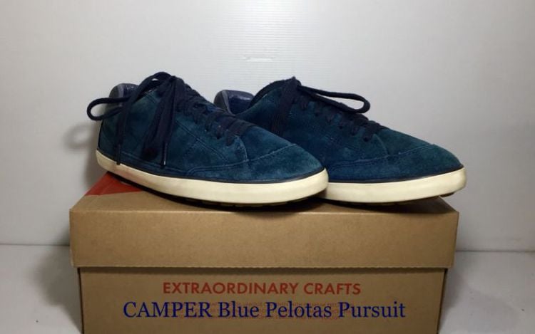 CAMPER Sneakers 41EU(27.0cm) ของแท้ มือ 2 รุ่น Pelotas Pursuit, รองเท้า CAMPER หนังแท้ พื้นเต็มเหมือนใหม่ Genuine and Original ไม่มีตำหนิใดๆ รูปที่ 13