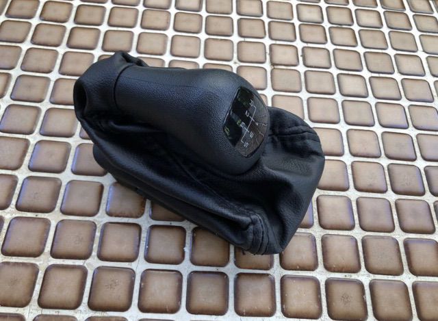 หัวเกียร์ธรรมดา 5 เกียร์ พร้อมแท่น ปลอกหนัง ครบชุด ใส่ เบนซ์ W202 W210 ตากลม W208 CLK เนื้อกระจกข้าง W202 รูปที่ 6