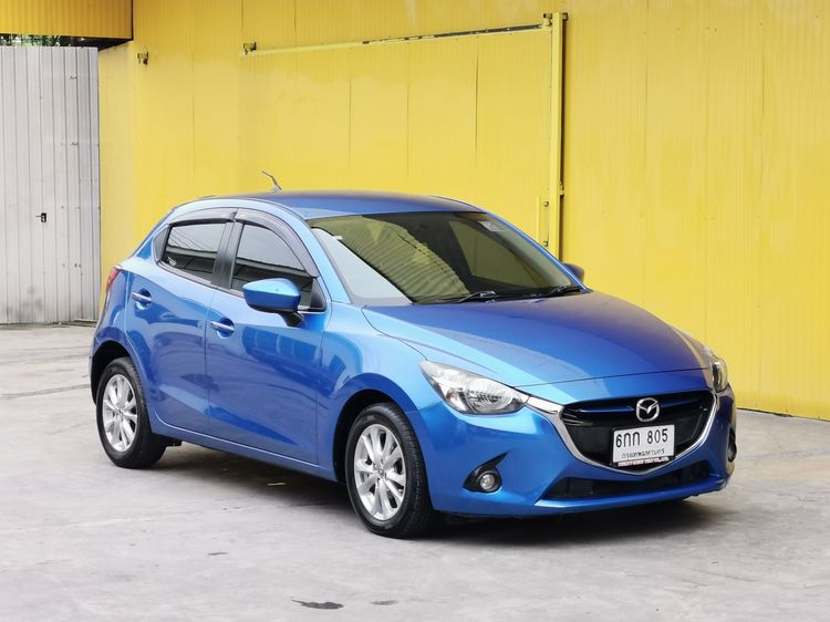 Mazda Mazda 2 2017 1.3 High Connect Sedan เบนซิน ไม่ติดแก๊ส เกียร์อัตโนมัติ น้ำเงิน