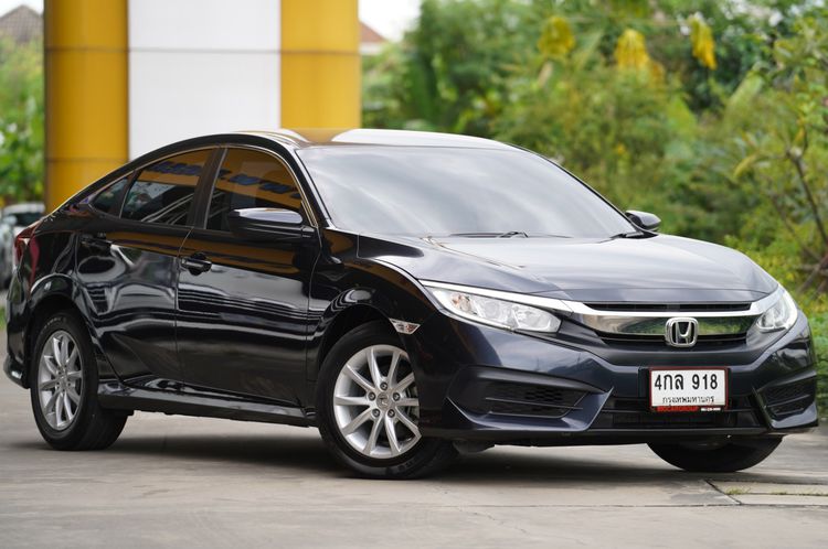 Honda Civic 2018 1.8 EL i-VTEC Sedan เบนซิน ไม่ติดแก๊ส เกียร์อัตโนมัติ น้ำเงิน