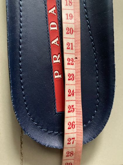 รองเท้า Prada สีน้ำเงินเข้ม ไซส์ EU40 Made in Italy มือหนึ่ง รูปที่ 7