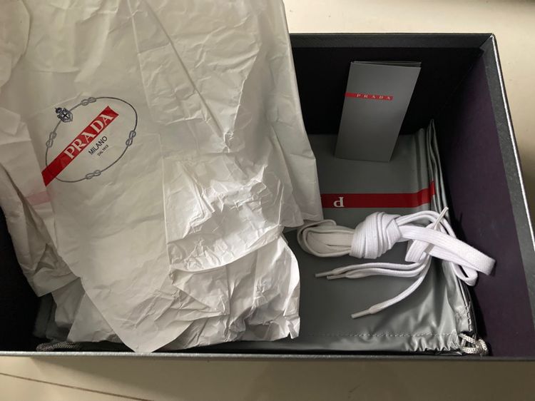 รองเท้า Prada สีน้ำเงินเข้ม ไซส์ EU40 Made in Italy มือหนึ่ง รูปที่ 16