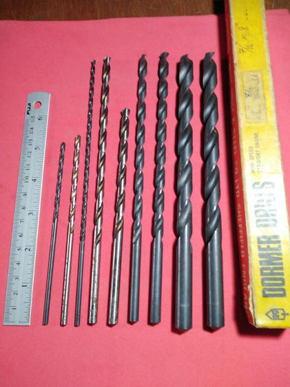ดอกสว่านเจาะเหล็กยาวพิเศษ 1 หุน หรือ 3.17 มิลแบบไฮสปีด DORMER อังกฤษ รูปที่ 8