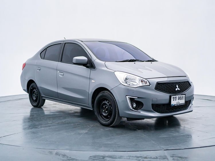 Mitsubishi Attrage 2019 1.2 GLX Sedan เบนซิน ไม่ติดแก๊ส เกียร์อัตโนมัติ เทา