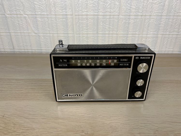 KOYO วิทยุทรานซิสเตอร์วินเทจ AM ยุค 70s