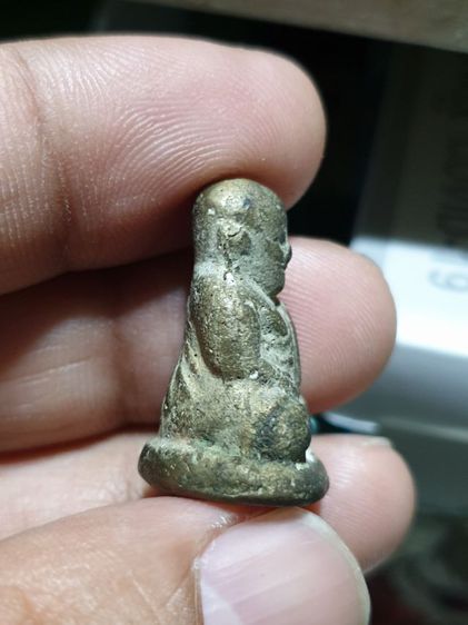 รูปหล่อหลวงพ่อเงิน รุ่นเนื้อระฆัง200ปี วัดหนองดง ท่าเสา โพทะเล พิจิตร ไม่ทราบปี พระเก่าเนื้อแห้ง สวย รูปที่ 6