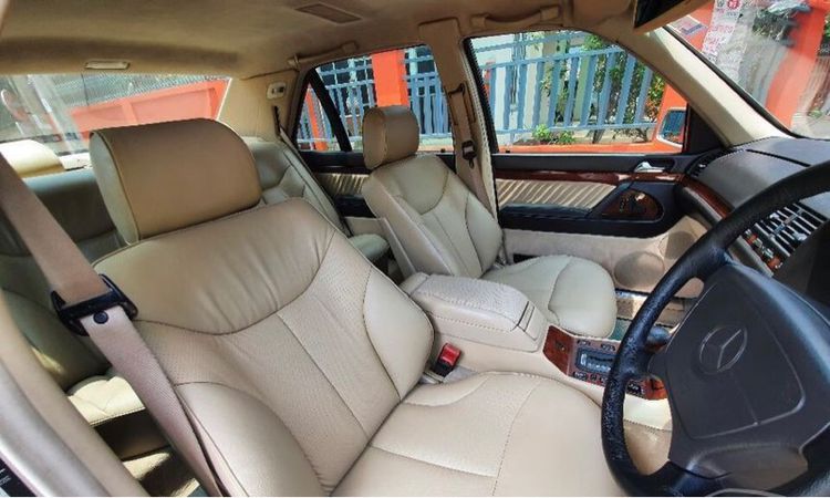 Benz W140 เนื้อกระจก ลายไม้ ประตู 4 บาน S-Class รุ่นตัวยาว 300SEL 500SEL ของแท้ มือสอง รูปที่ 11