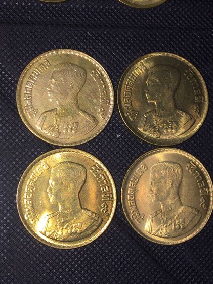 เหรียญหมุนเวียน 5,10,25,50 สตางค์ ปี2500 ไม่ผ่านใช้ รูปที่ 10