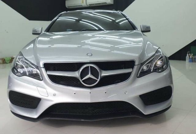 ชุดแต่ง ลิ้นกันชนหน้า โครเมียม Chrome และ สีดำ Benz W207 E-Coupe รุ่น Facelift Parking Sensor A2125420018 รูปที่ 14
