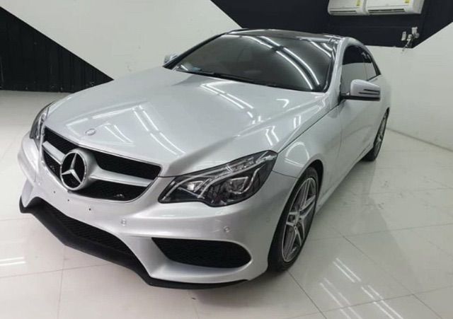 ชุดแต่ง ลิ้นกันชนหน้า โครเมียม Chrome และ สีดำ Benz W207 E-Coupe รุ่น Facelift Parking Sensor A2125420018 รูปที่ 15
