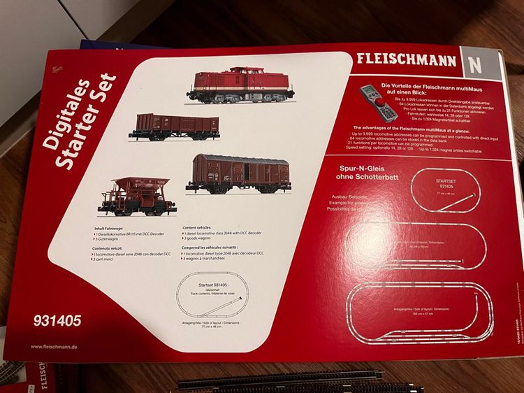 Fleischmann N Scale Starter Set Kaidee