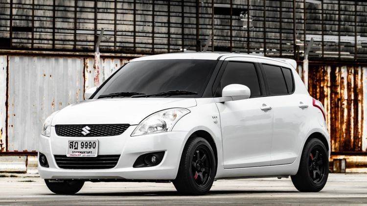 Suzuki Swift 2012 1.2 GL Sedan เบนซิน ไม่ติดแก๊ส เกียร์ธรรมดา ขาว