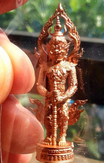 ท้าวเวสสุวรรณ วัดป่าภูก้อน ขนาดห้อยคอ สูง4เซ็นติเมตร รูปที่ 6