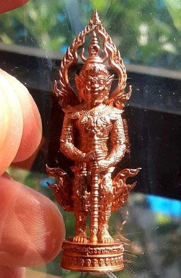 ท้าวเวสสุวรรณ วัดป่าภูก้อน ขนาดห้อยคอ สูง4เซ็นติเมตร รูปที่ 12