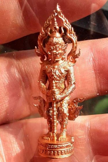 ท้าวเวสสุวรรณ วัดป่าภูก้อน ขนาดห้อยคอ สูง4เซ็นติเมตร รูปที่ 16