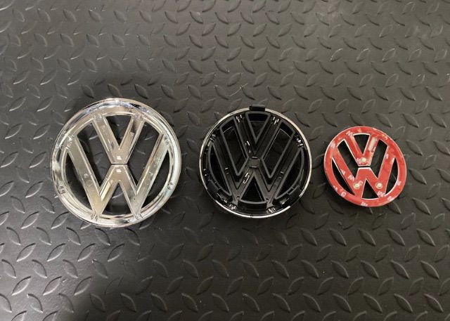 โลโก้ฝากระโปรง Volkswagen มี 3 ขนาด 135มิล กระจังหน้า Golf MK7 , 120มิล ติดกระจังหน้า Golf MK5  และ 90มิล ติดฝาท้าย Scirocco Golf MK3 รูปที่ 2